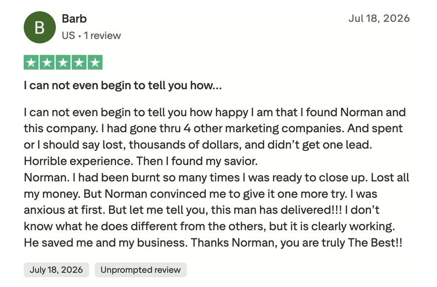 More Trustpilot reviews from Amphs AI clients